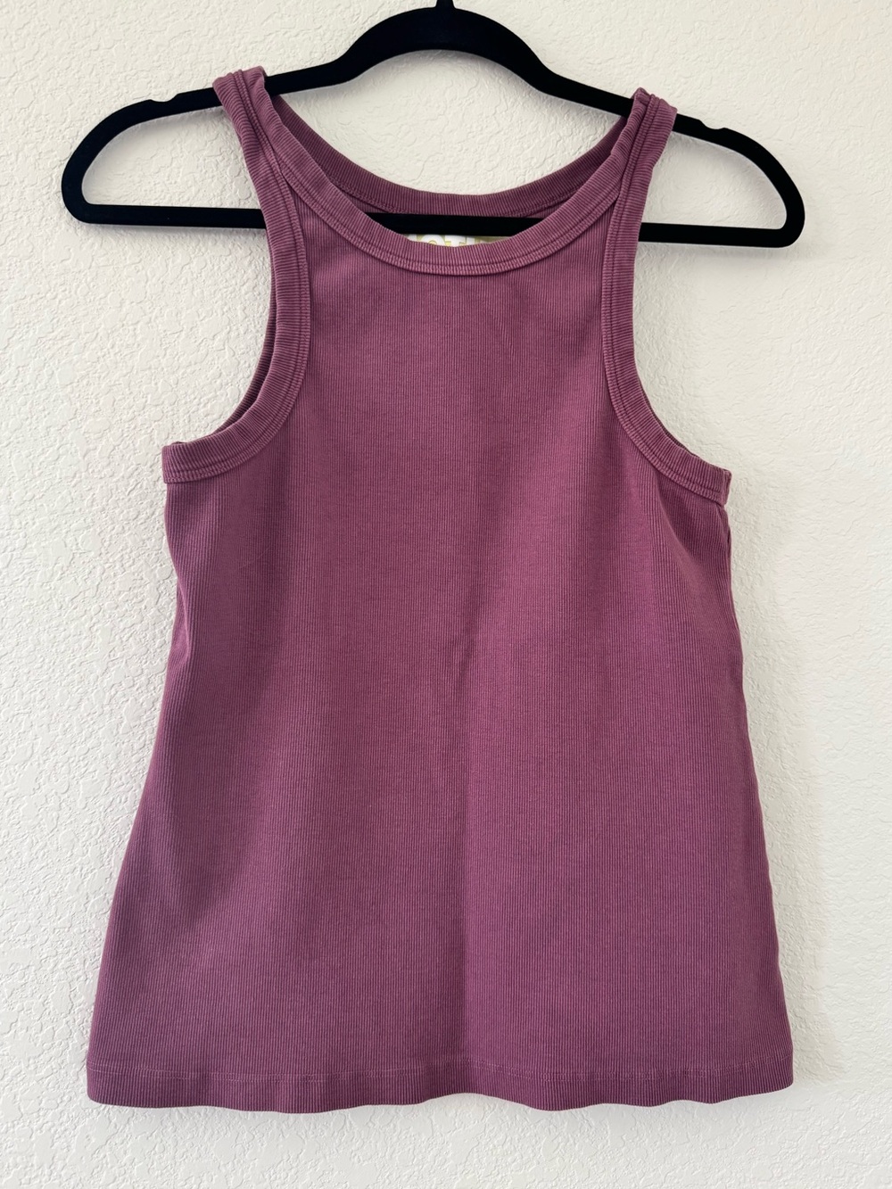 Mother Move It The Chin Ups Ribbed Tank Eggplant Purple